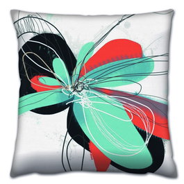 Aberto Design Cojín Multicolor 43 x 43 cm